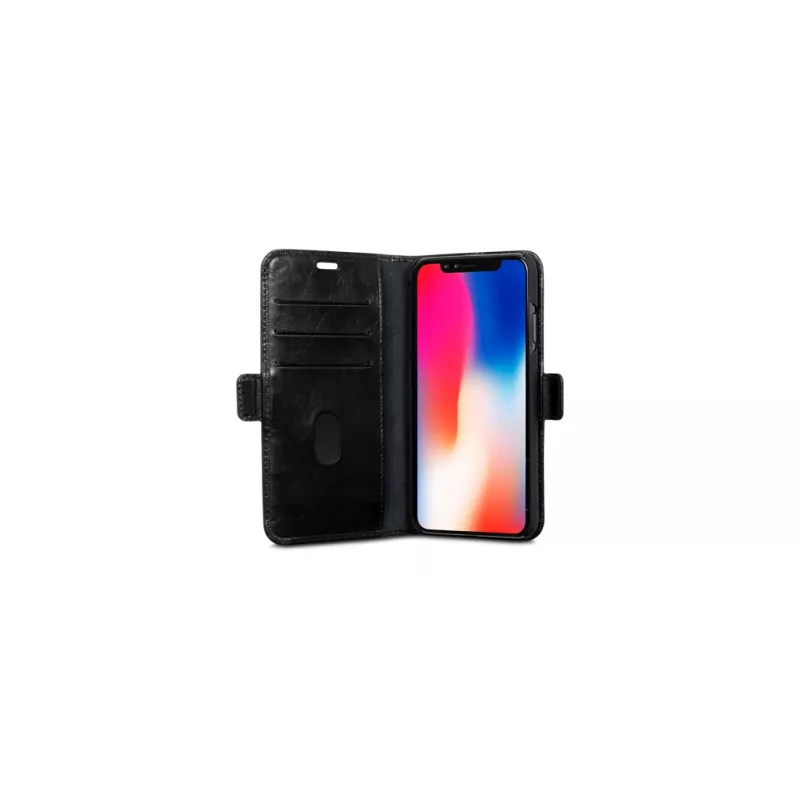 Folio puzdro dbramante1928 iPhone Xs Max čierna stojan na stôl