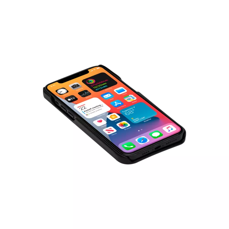 Puzdro s peňaženkou dbramante1928 Lynge iPhone 12 Pro Max 6,7 palca čierna