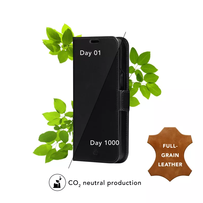 Puzdro s peňaženkou dbramante1928 Lynge iPhone 12 Pro Max 6,7 palca čierna