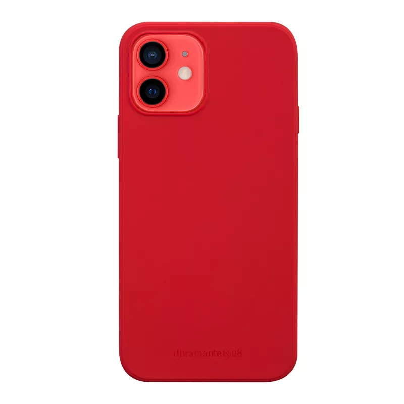 dbramante1928 Greenland kožené puzdro pre iPhone 12 mini – červená, vhodné pre 5,4 palca