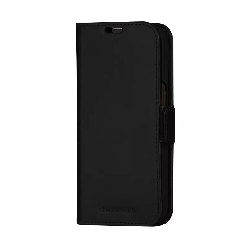 Puzdro s klopou dbramante1928 iPhone 15 Pro Max čierne 3 priehradky na karty