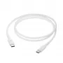 Kábel USB-C na USB-C 1 m od dbramante – biely
