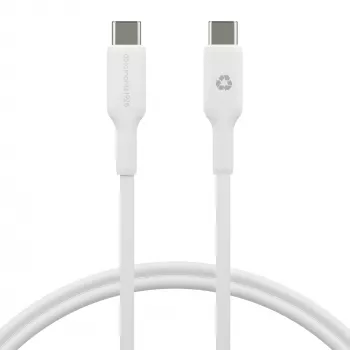 Kábel USB-C na USB-C 1 m od dbramante – biely