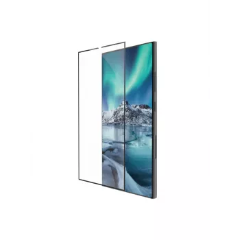 dbramante1928 eco-shield - Galaxy S24 Ultra - čierna edge, Samsung, Galaxy S24 Ultra, odolný proti poškriabaniu, transparentná, 1 ks ochranný balík