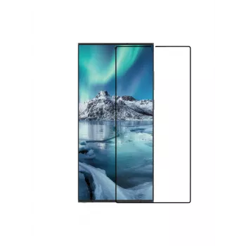 dbramante1928 eco-shield - Galaxy S24 Ultra - čierna edge, Samsung, Galaxy S24 Ultra, odolný proti poškriabaniu, transparentná, 1 ks ochranný balík