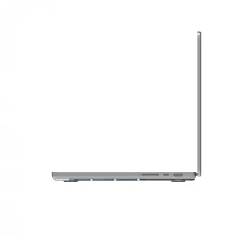 Puzdro pre 14 palcový MacBook Pro od dbramante — model Island, vhodné pre M3/M4/M5, 35,6 cm displej, 258 g, transparentné