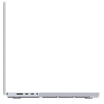 Puzdro pre MacBook Pro 16 palcov (M4 2024 / M3 2023) od dbramante — Iceland Clear, vhodné pre 40,6 cm displej, 348 g