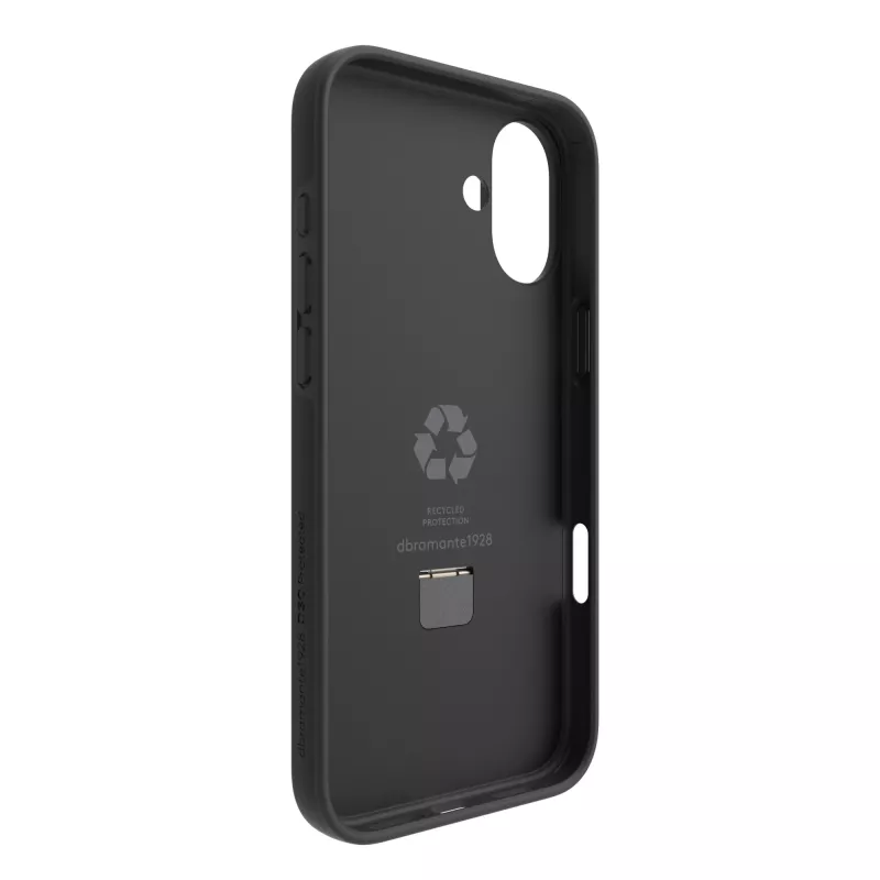 dbramante1928 Iceland Ultra D3O MS Kick - iPhone 16 Plus - čierne odolné puzdro