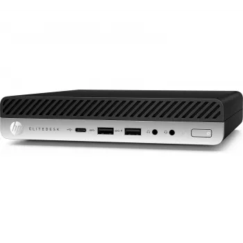 T1A HP EliteDesk 800 G4 repasovaný Intel® Core™ i5 i5-8500T 8 GB DDR4-SDRAM 256 GB SSD Windows 11 Pro Mini-PC čierna, strieborná