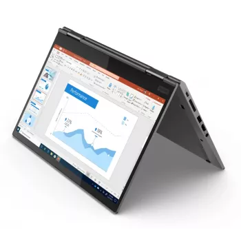 T1A Lenovo ThinkPad X1 Yoga Gen 5 repasovaný Intel® Core™ i5 i5-10310U ultraportable 35,6 cm (14 palcov) dotyková obrazovka Full HD 16 GB LPDDR3-SDRAM 512 GB SSD Wi-Fi 6 (802.11ax) Windows 11 Pro sivá