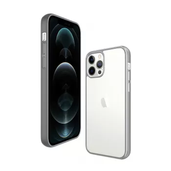 PanzerGlass ® ClearCaseColor™ iPhone 12 Pro Max – Satin Silver Limited Edition