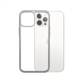 PanzerGlass ® ClearCaseColor™ iPhone 12 Pro Max – Satin Silver Limited Edition