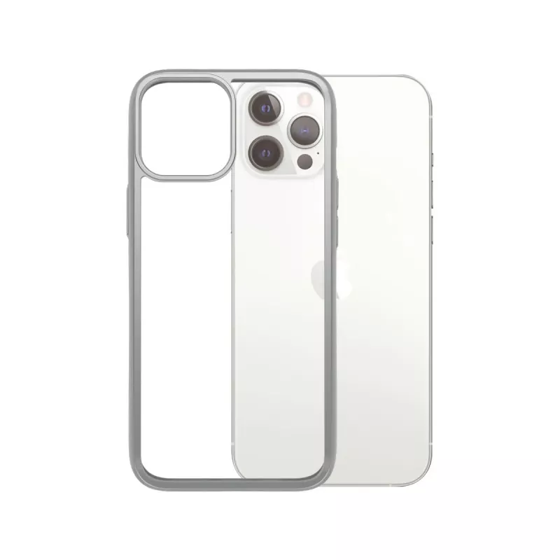PanzerGlass ® ClearCaseColor™ iPhone 12 Pro Max – Satin Silver Limited Edition