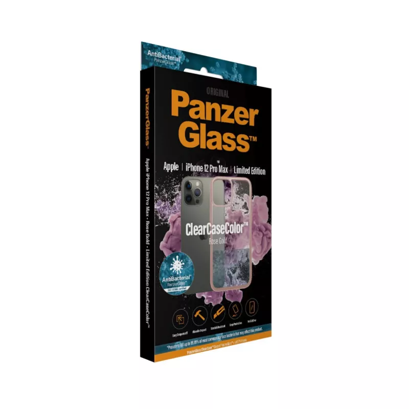 PanzerGlass ® ClearCaseColor™ iPhone 12 Pro Max – Rose Gold Limited Edition