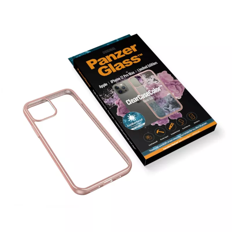 PanzerGlass ® ClearCaseColor™ iPhone 12 Pro Max – Rose Gold Limited Edition