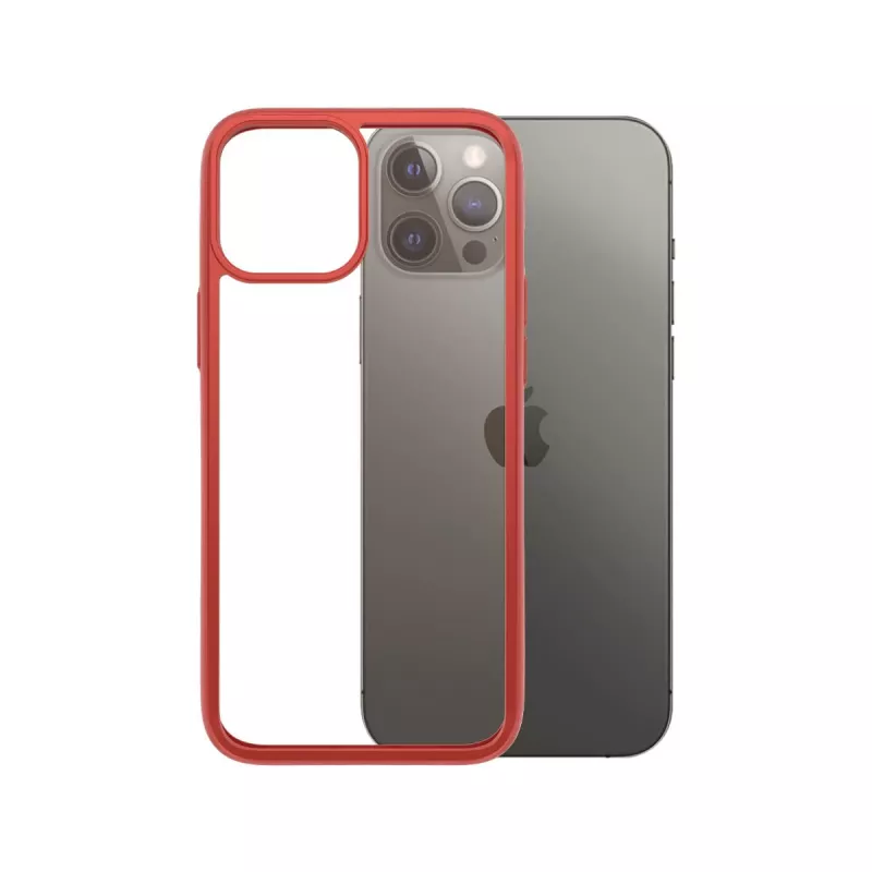 PanzerGlass ® ClearCaseColor™ iPhone 12 Pro Max – Mandarin Red Limited Edition