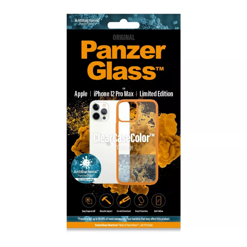 PanzerGlass ® ClearCaseColor™ iPhone 12 Pro Max – ® Orange Limited Edition