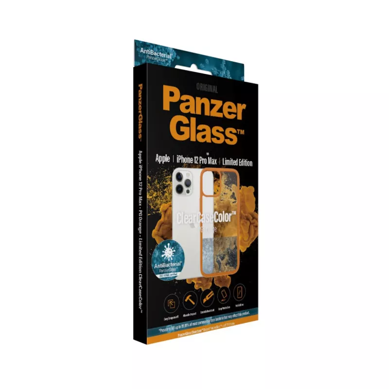 PanzerGlass ® ClearCaseColor™ iPhone 12 Pro Max – ® Orange Limited Edition