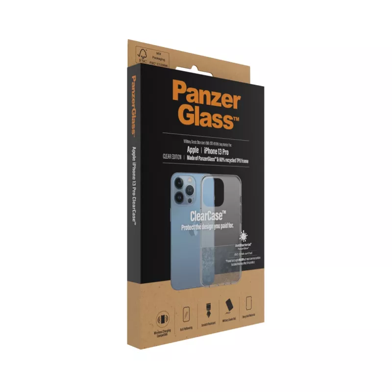 PanzerGlass ® ClearCase iPhone 13 Pro, kryt, Apple, Apple - iPhone 13 Pro, transparentný