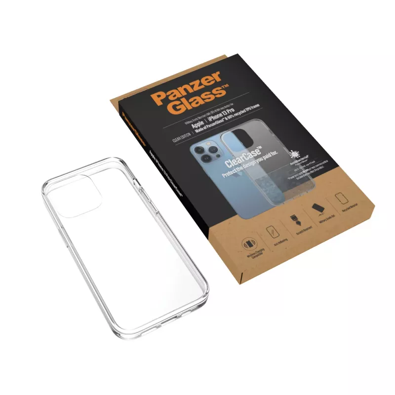 PanzerGlass ® ClearCase iPhone 13 Pro, kryt, Apple, Apple - iPhone 13 Pro, transparentný
