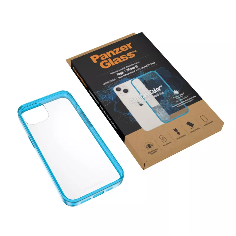 ClearCaseColor puzdro PanzerGlass Apple iPhone 13 Bondie Blue