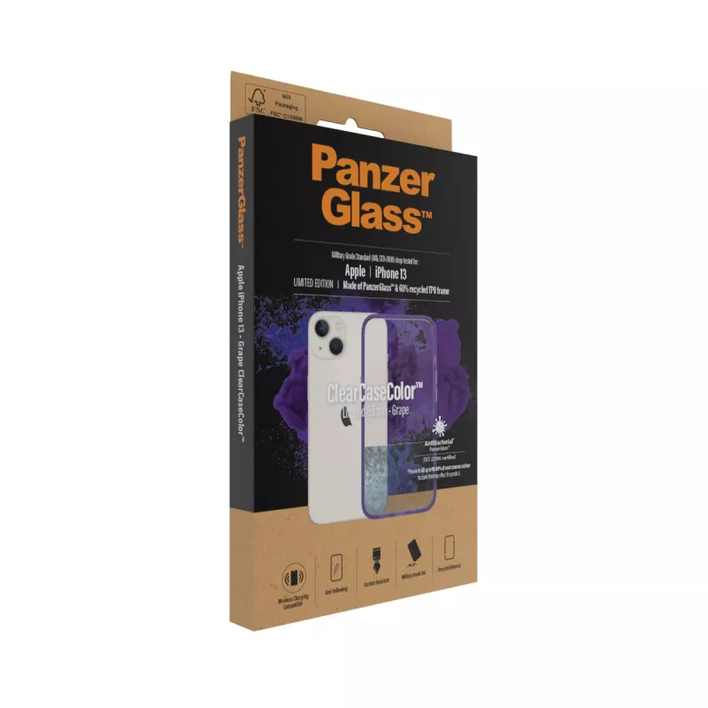 PanzerGlass ® ClearCaseColor™ iPhone 13 – Grape