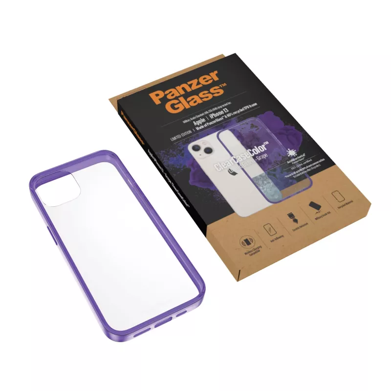 PanzerGlass ® ClearCaseColor™ iPhone 13 – Grape