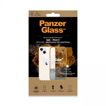 PanzerGlass ® ClearCaseColor™ iPhone 13 – Tangerine. Typ puzdra: puzdro, kompatibilita so značkou: Apple, kompatibilita: Apple – iPhone 13, farba produktu: oranžová