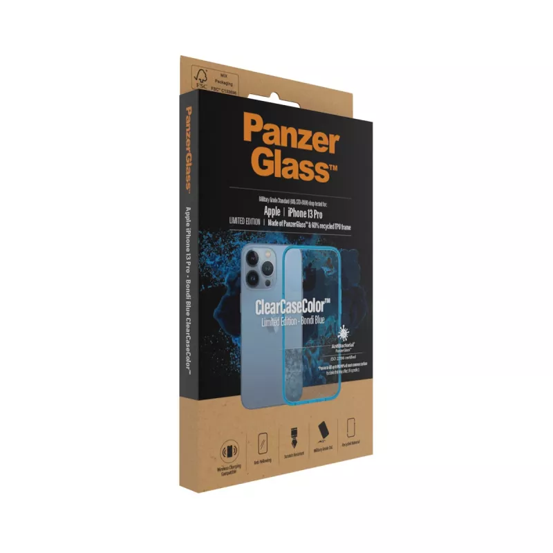 Kryt PanzerGlass ClearCaseColor iPhone 13 Pro Bondie Blue