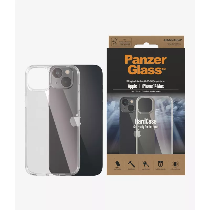 PanzerGlass HardCase kryt na telefón 17 cm (6,7 palca) priehľadný