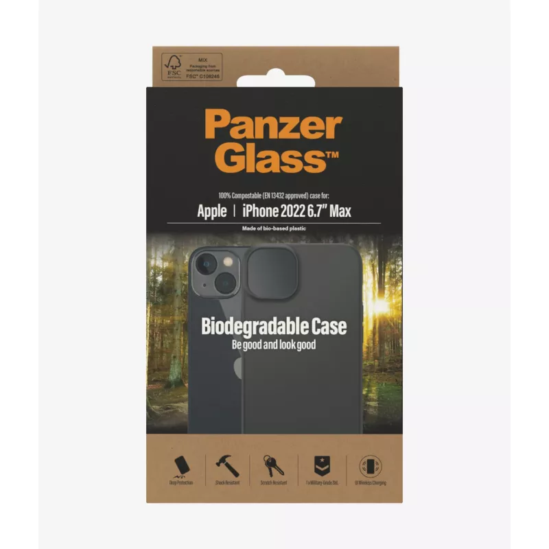 PanzerGlass biologicky odbúrateľný kryt na telefón 17 cm (6,7 palca)
