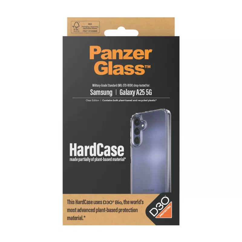 PanzerGlass® HardCase priehľadný s D3O® Samsung Galaxy A25 5G