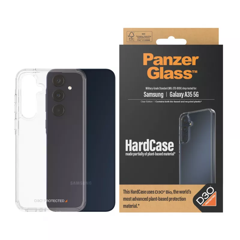 PanzerGlass® HardCase priehľadný s D3O® Samsung Galaxy A35 5G