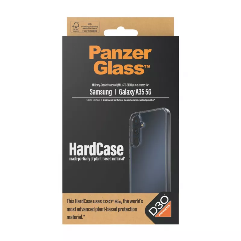 PanzerGlass® HardCase priehľadný s D3O® Samsung Galaxy A35 5G