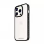 PanzerGlass ® ClearCase priehľadný s čiernym rámom a D3O® pre iPhone 15 Pro