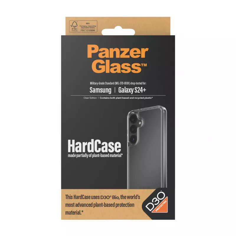 PanzerGlass ® HardCase priehľadný s D3O® Samsung Galaxy S24+