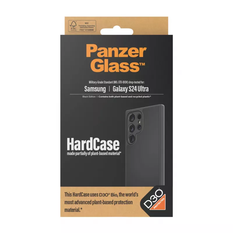 PanzerGlass ® HardCase čierny s D3O® Samsung Galaxy S24 Ultra