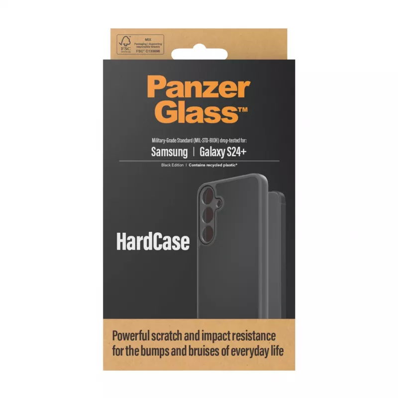 PanzerGlass ® HardCase čierny Samsung Galaxy S24+, kryt, Samsung, Samsung - Galaxy S24 Plus, čierny