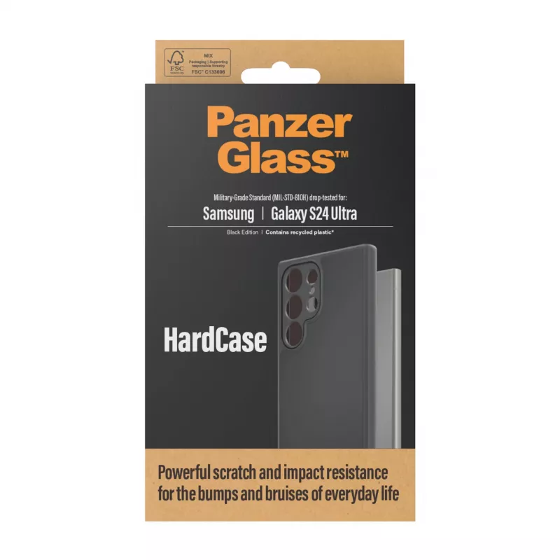PanzerGlass ® HardCase čierny Samsung Galaxy S24 Ultra, kryt, Samsung, Samsung - Galaxy S24 Ultra, čierny
