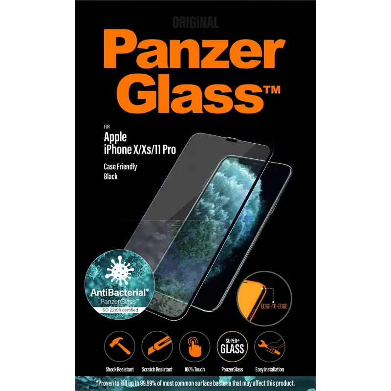 PanzerGlass ® ochranná fólia displeja iPhone 11 Pro | Xs | X | Edge-to-Edge