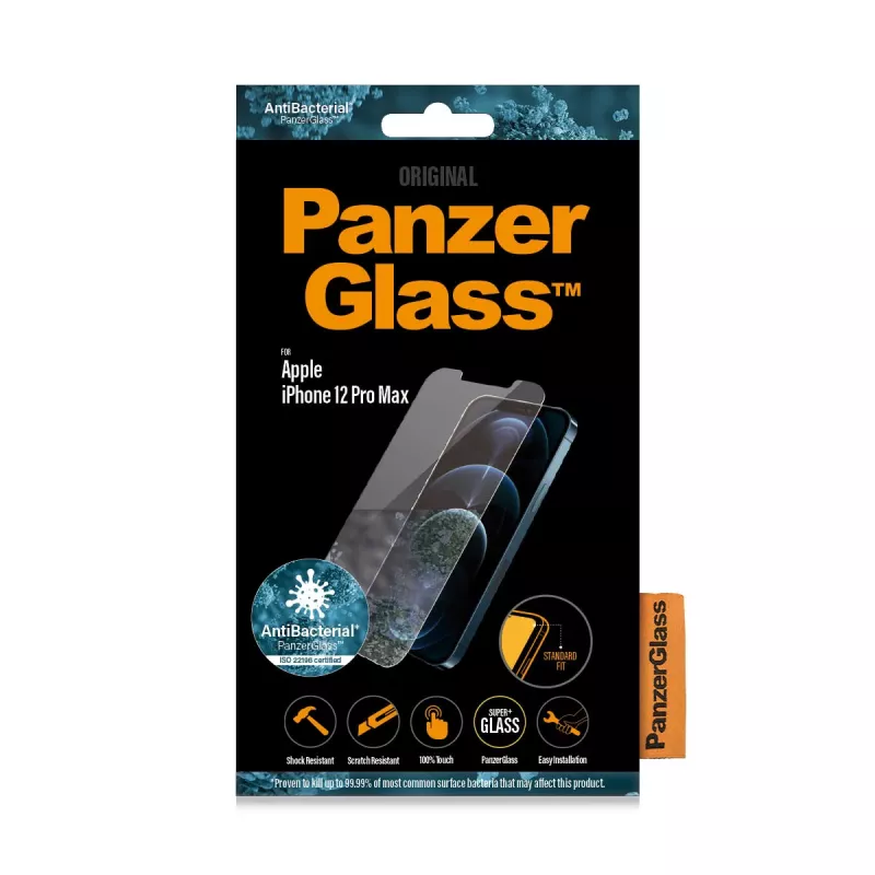 Ochranná fólia displeja PanzerGlass Apple iPhone 12 Pro Max Standard Fit