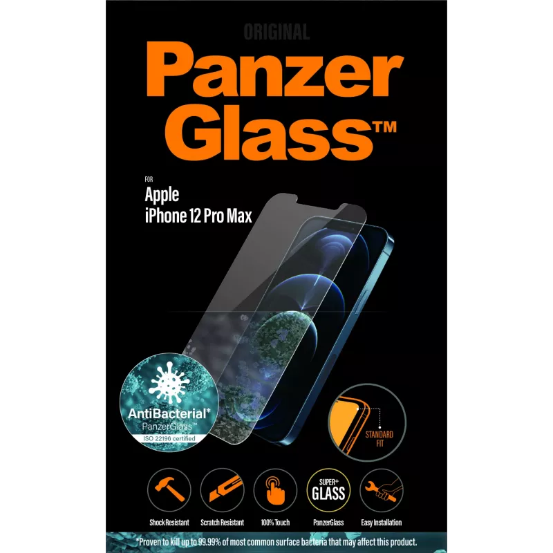 Ochranná fólia displeja PanzerGlass Apple iPhone 12 Pro Max Standard Fit