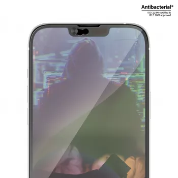 Priehľadná ochranná fólia displeja PanzerGlass CamSlider pre Apple iPhone 14 Plus / 13 Pro Max, 6,68 palca, tvrdené sklo, PET, antibakteriálna