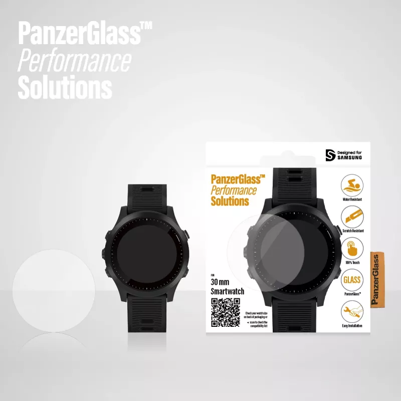 PanzerGlass ® SmartWatch 30mm | ochranné sklo displeja