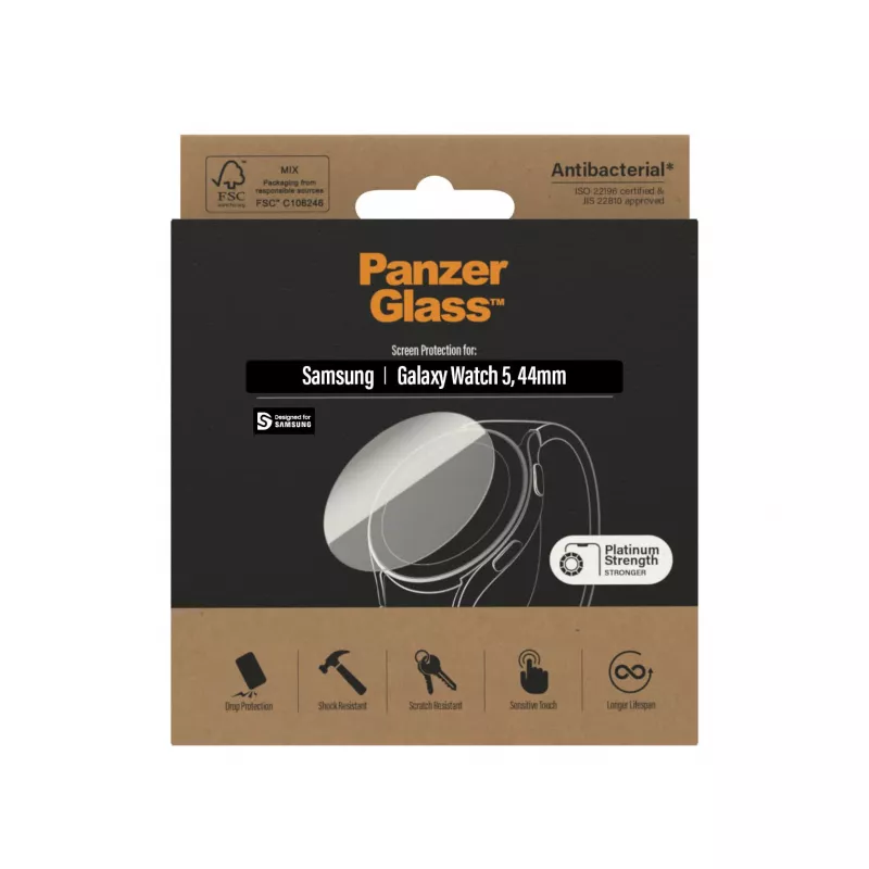 PanzerGlass® ochranná fólia displeja Samsung Galaxy Watch 5 44 mm