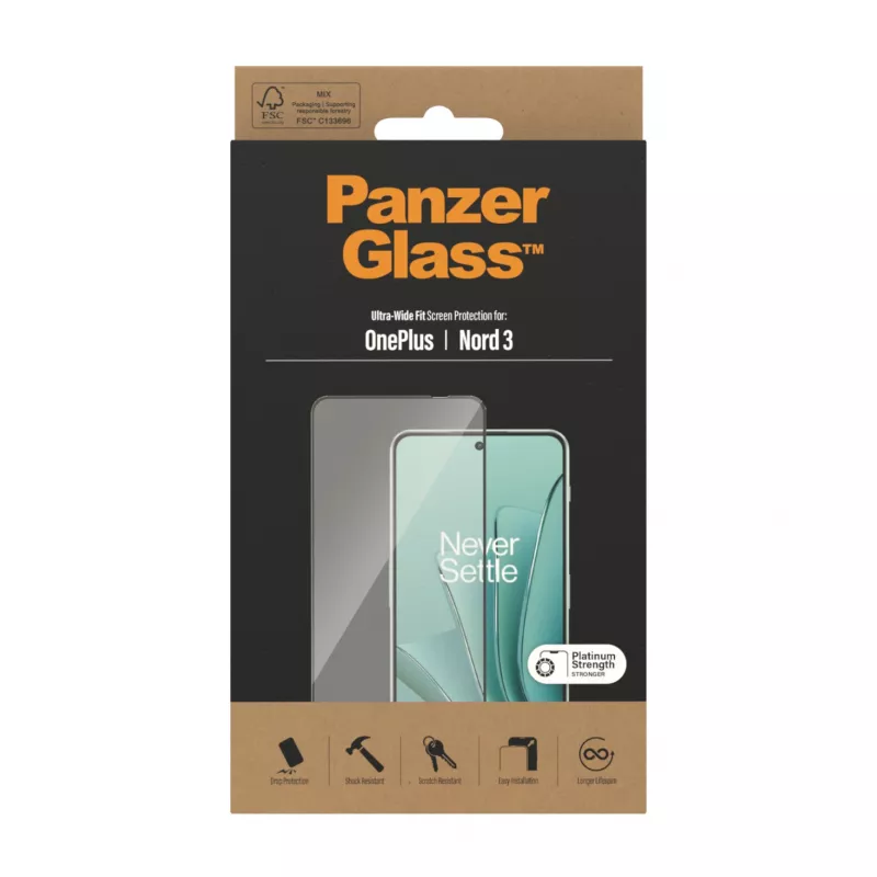 PanzerGlass® ochranná fólia displeja OnePlus Nord 3 5G | Ultra-Wide Fit