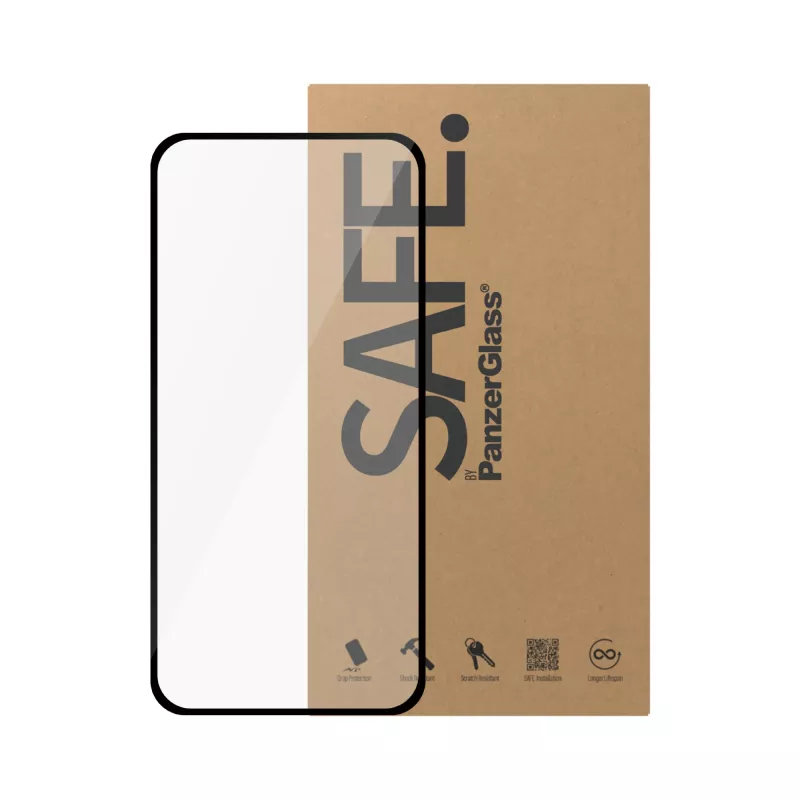 PanzerGlass SAFE. by ® ochrana displeja iPhone 15 Pro Max | Ultra-Wide Fit | Bulk