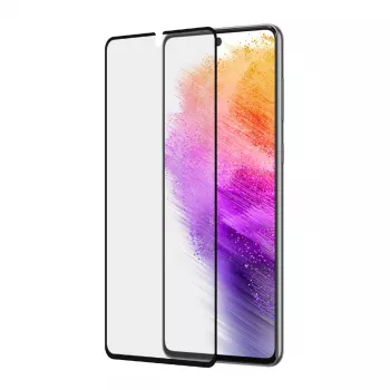 Ochrana displeja PanzerGlass SAFE pre Samsung Galaxy A73 5G — tvrdené sklo, odolné proti poškriabaniu a nárazu, suchá aplikácia, transparentné