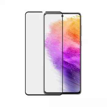 Ochrana displeja PanzerGlass SAFE pre Samsung Galaxy A73 5G — tvrdené sklo, odolné proti poškriabaniu a nárazu, suchá aplikácia, transparentné