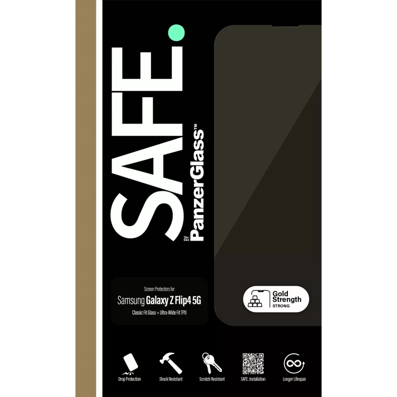 PanzerGlass SAFE. by ® ochrana displeja Samsung Galaxy Z Flip4 5G